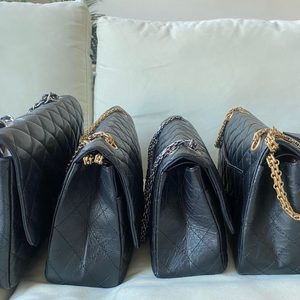 샤넬 2.55 빈티지라지 은장 14번대