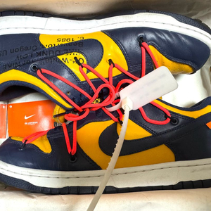 [290]나이키x오프화이트 나코탭 덩크로우 미시건