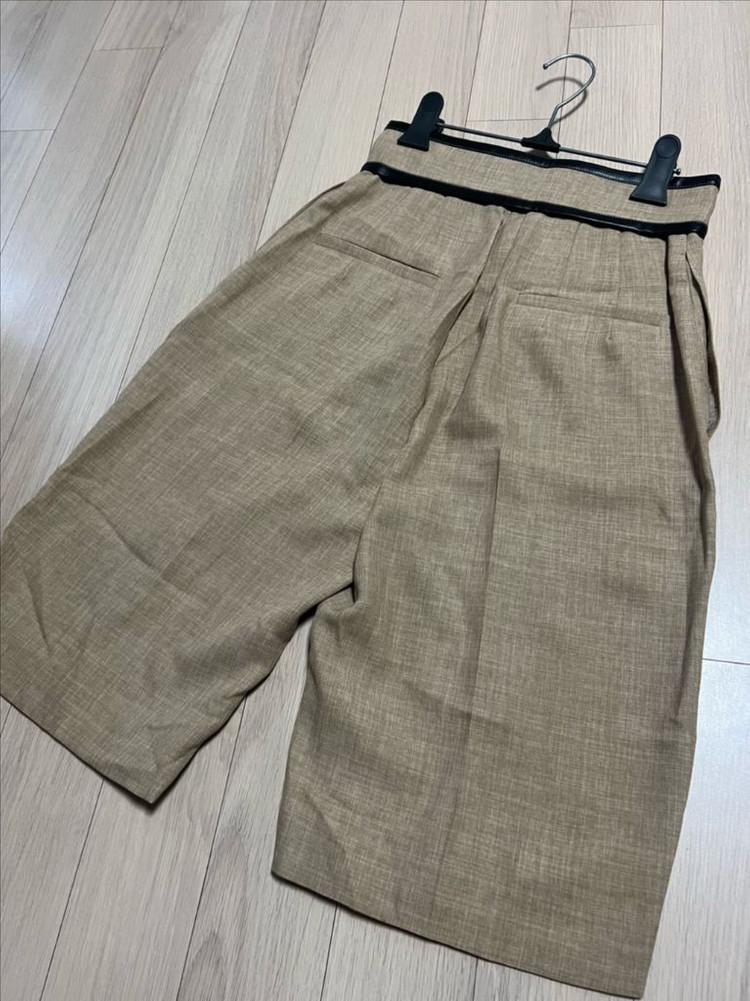 레디투웨어 R2W 벨크로 크롭 트라우저 린넨 팬츠 반바지 버뮤다 올드셀린 레투 이미지