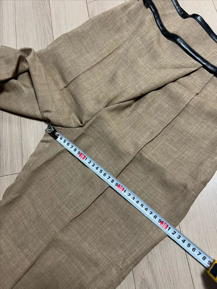 레디투웨어 R2W 벨크로 크롭 트라우저 린넨 팬츠 반바지 버뮤다 올드셀린 레투 이미지