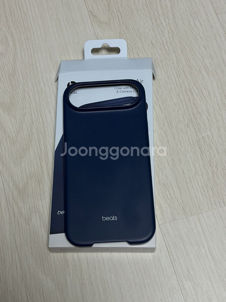 애플 정품 아이폰 에어 비츠케이스 베드록 블루--0