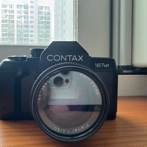 콘탁스 167MT + 50mm f 1.4 플라나 렌즈