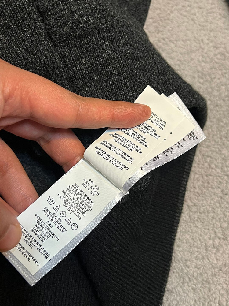 L 폴로 랄프로렌 레터맨 P로고 숄카라 가디건 이미지