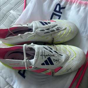 포항 한현서 친필싸인 매치원 축구화