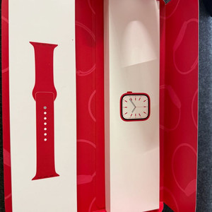 애플워치 7 45mm 셀룰러 프로덕트 레드