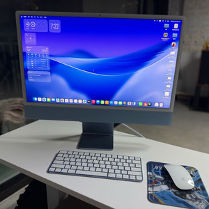 애플 아이맥 m3 블루 애플케어