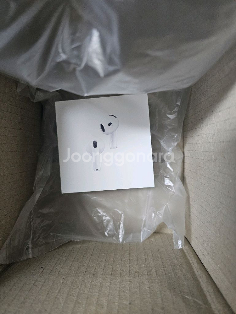 애플 에어팟 4세대 노이즈 캔슬링 미개봉 새상품--4