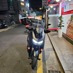 nmax125 엔맥스125 24년식 블랙 풀튜닝, 배달세팅 5,8@@km