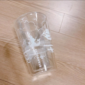 스타벅스 모비딕 서머 더블월 글라스 사이렌 새상품 얼음컵 홈카페 유리컵 아이스컵 글라스 아이스커피 큐브라떼 이미지