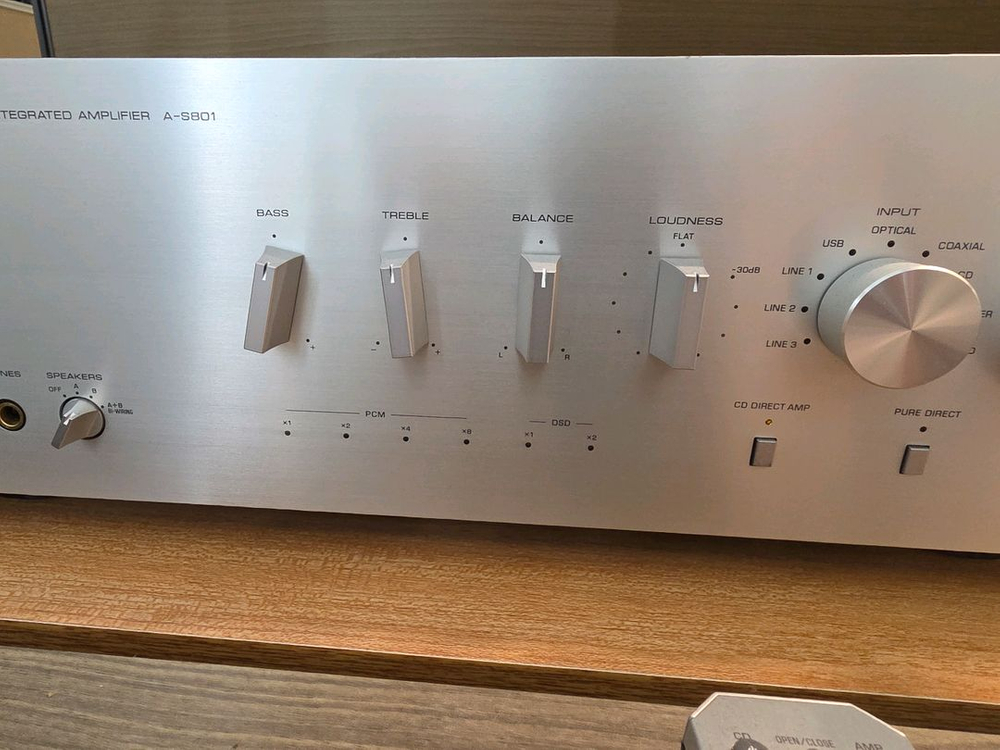 야마하 A-S801 인티 앰프 팝니다--2