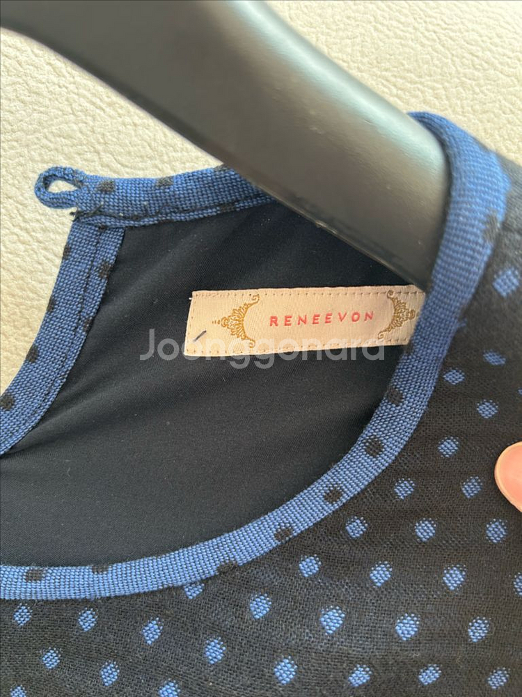 르네온 폴카도트 원피스--1