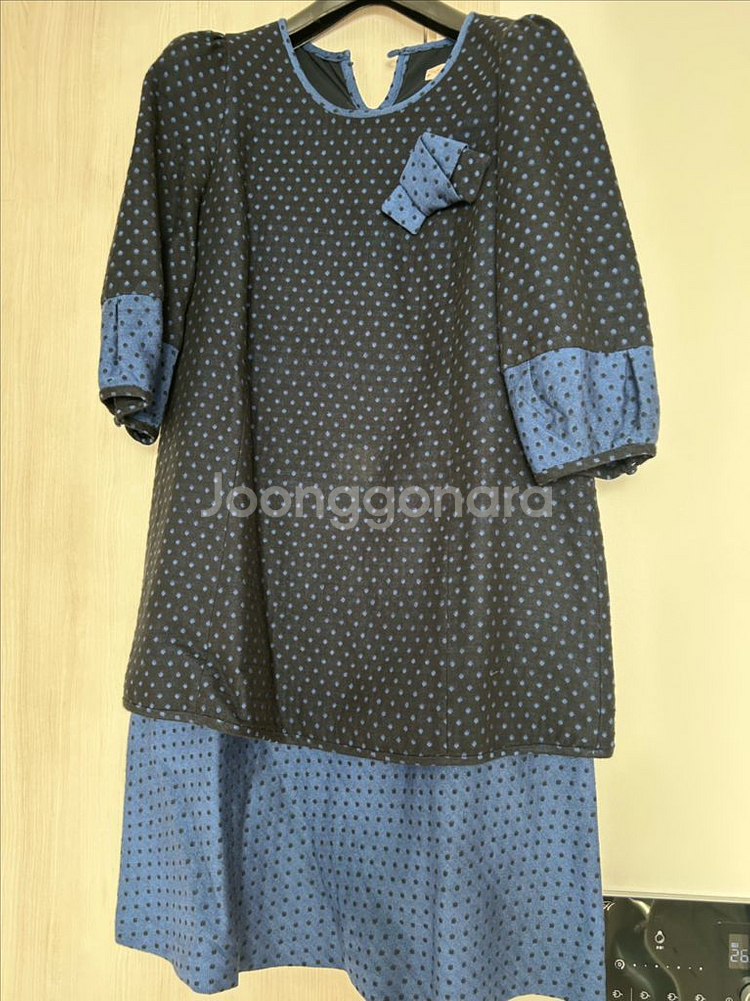 르네온 폴카도트 원피스--0