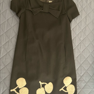 크리스마스 체리 반팔 원피스