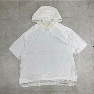 후드 반팔 티셔츠