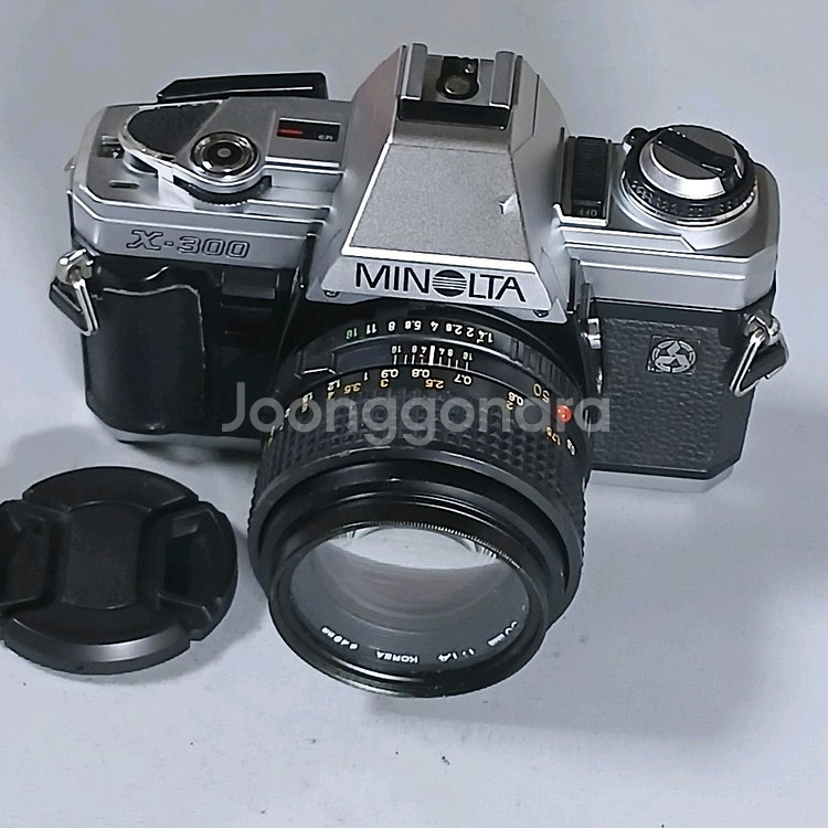 미놀타 X-300 필름카메라 + 40mm 렌즈 세트--0