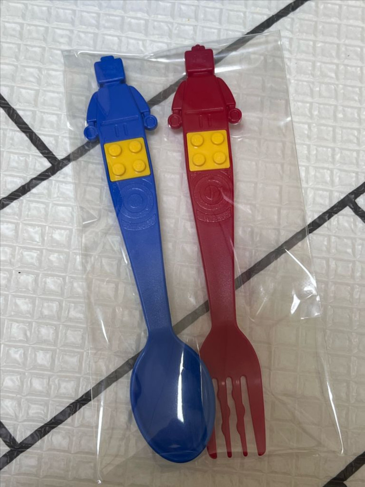 옥스포드 얼굴컵 & 스푼포크 세트 새상품 이미지