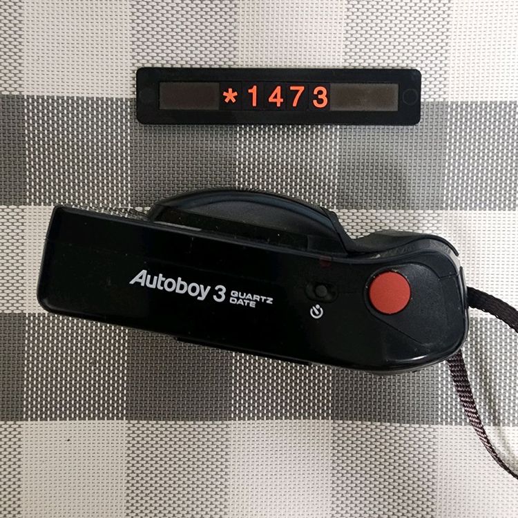 캐논 오토보이 3 데이터백 필름카메라 이미지