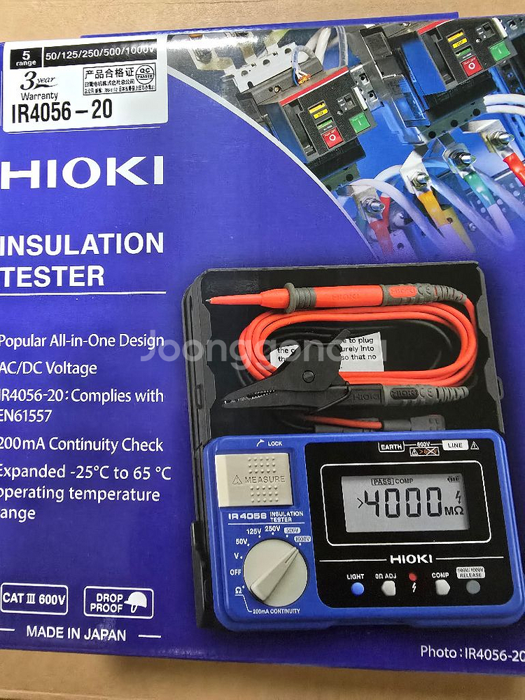 히오키 절연저항계 IR4056 20--0