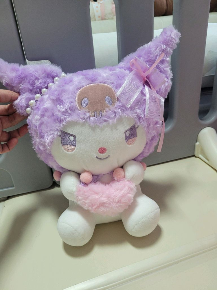 산리오 쿠로미 30센치 동글동글인형 이미지