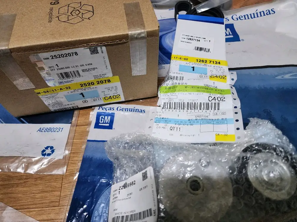 임팔라2.5차량용 휀밸트 셋트 이미지
