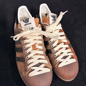 송포더뮤트 아디다스 슈퍼스타 260 실착3회