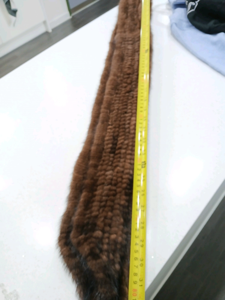 밍크 퍼 머플러 이미지