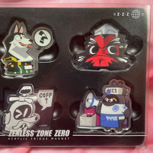 존리스존제로 아크릴 냉장고 자석 4종 세트