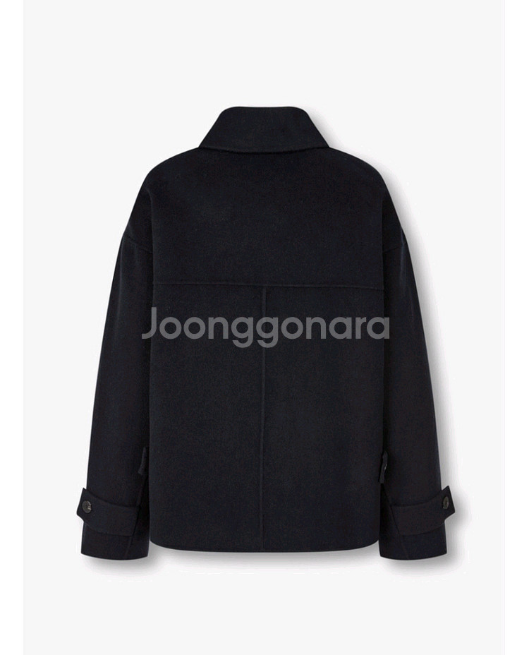 톰보이 여성 코트 하프코트 토글 더플코트--1