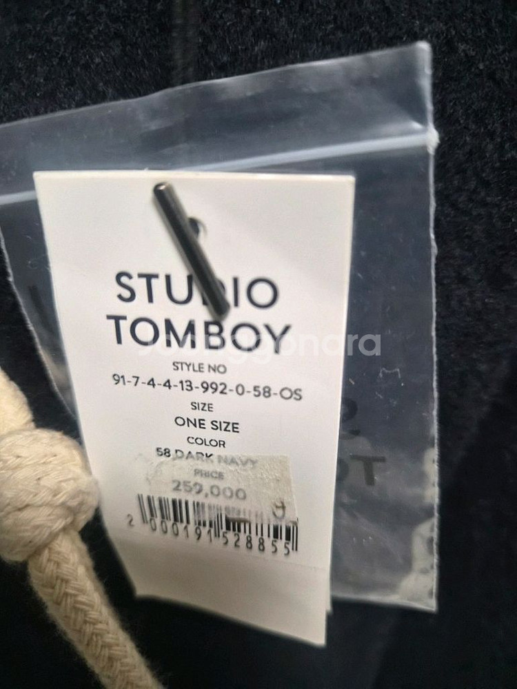 톰보이 여성 코트 하프코트 토글 더플코트--5