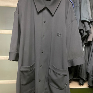 송지오 지제로 팬서 오픈 카라 셔츠 L