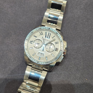 까르띠에 W7100045 칼리브 드까르띠에 크로노 스틸 42mm