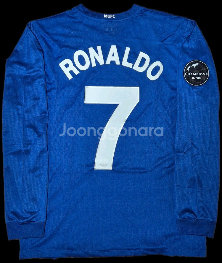 08 09 맨유 써드 호날두 긴팔유니폼 L 레플리카--0