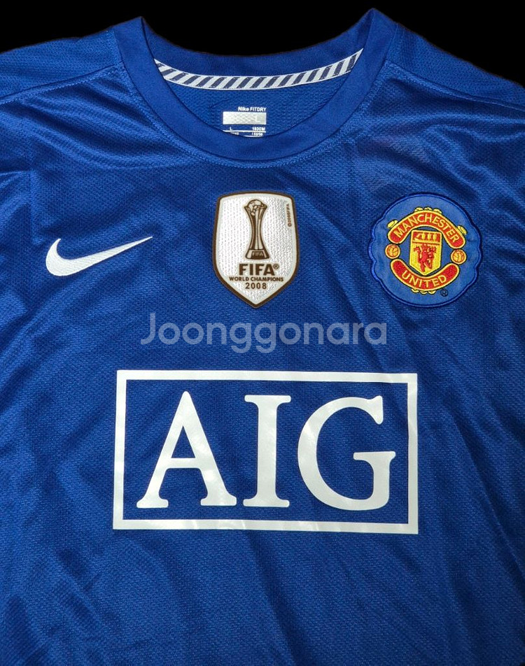 08 09 맨유 써드 호날두 긴팔유니폼 L 레플리카--2