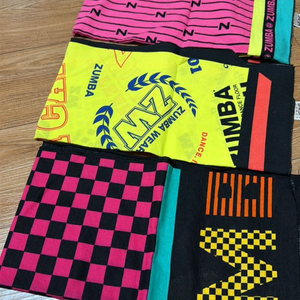 줌바 반다나 손수건 3장