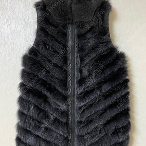 구호 밍크 퍼 베스트