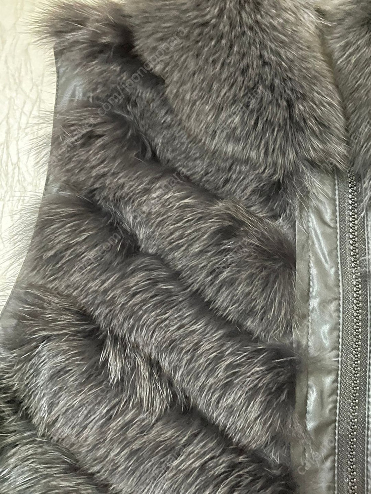 구호 밍크 퍼 베스트--3