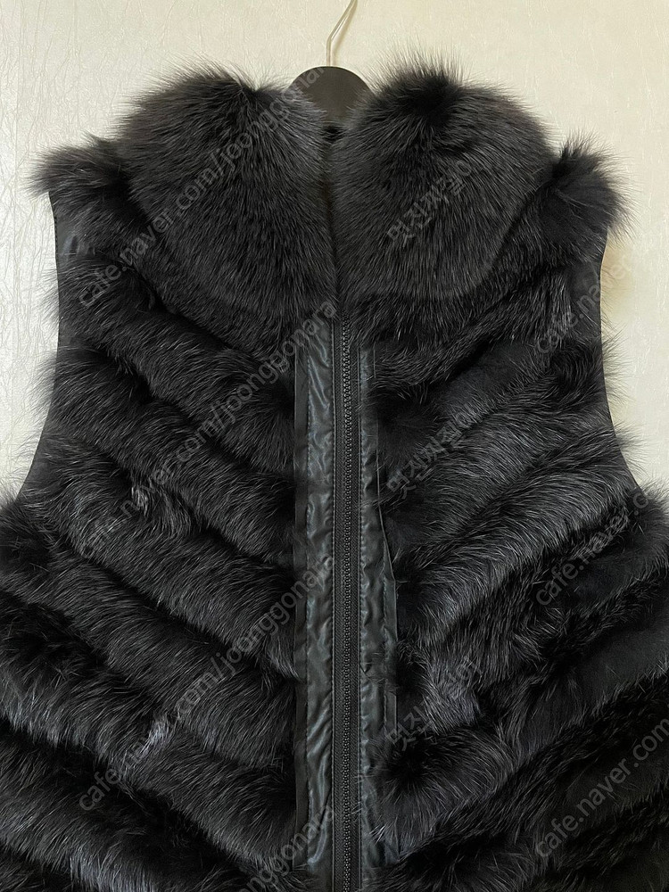 구호 밍크 퍼 베스트--5