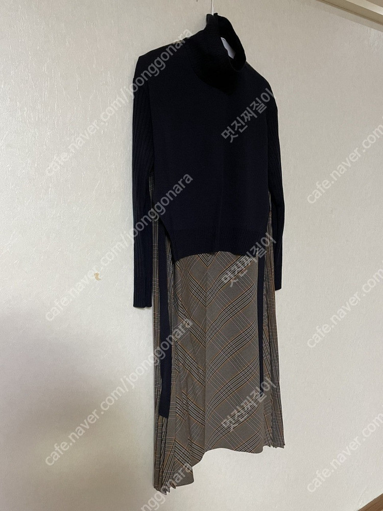 구호 니트 플리츠 스커트 세트--1