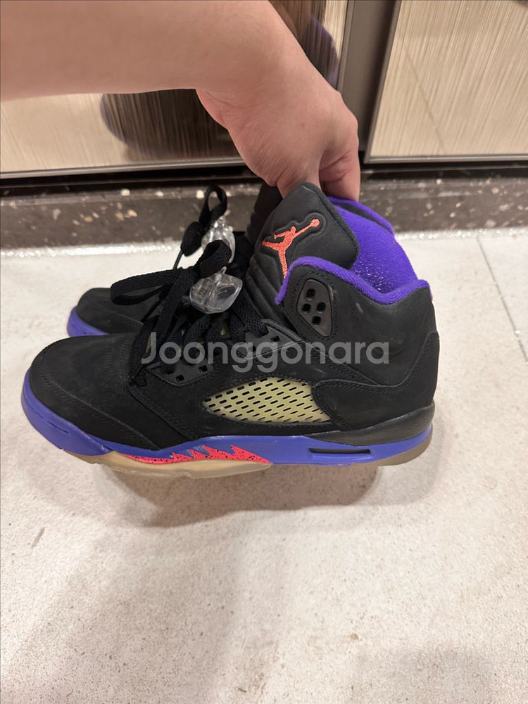 [235] 에어조던 5 레트로 GG 랩터 피어스 퍼플--2