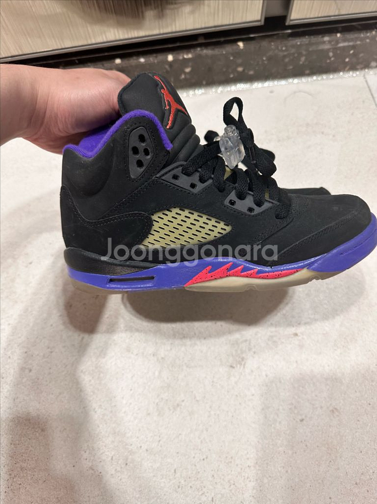 [235] 에어조던 5 레트로 GG 랩터 피어스 퍼플--4
