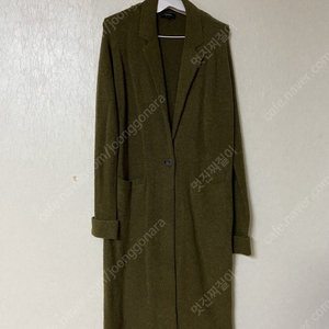 띠어리 가먼트다잉 롱 코트