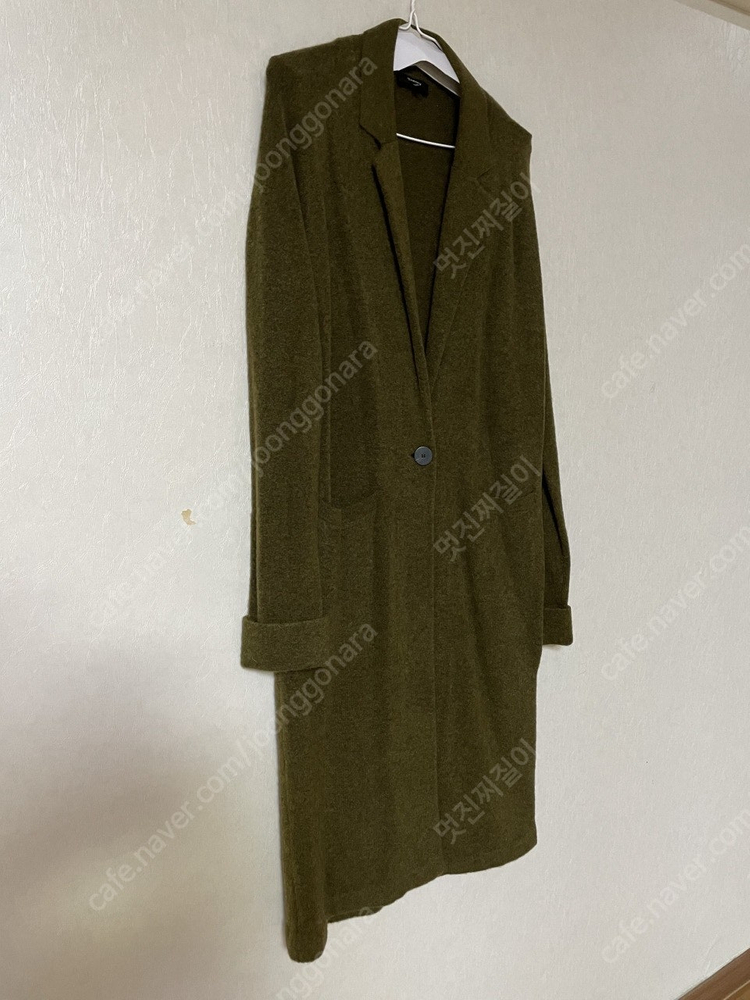 띠어리 가먼트다잉 롱 코트--1