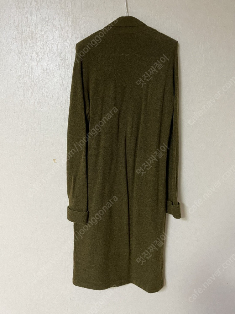 띠어리 가먼트다잉 롱 코트--4