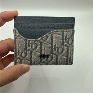 디올 오블리크 새들 카드지갑