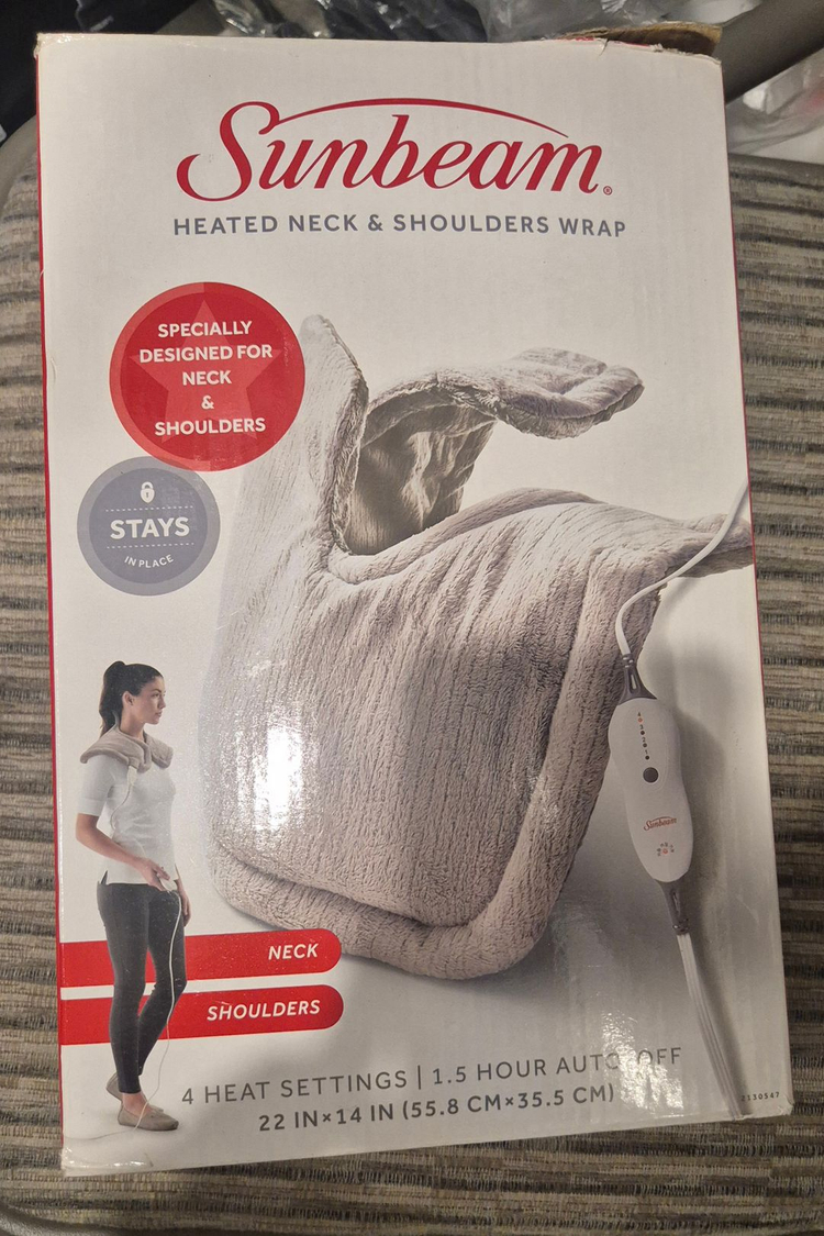 썬빔 SUNBEAM 목&어깨 온열패드 전기찜질기 길이 35.5cm (박스훼손 전시품, 택포) 이미지