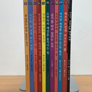 [웅진] 야무진 과학씨 시리즈 세트(본책10권+개념사전 1권)