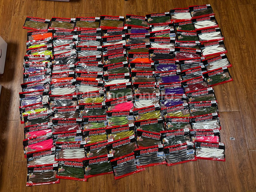 다미끼 아머쉐드 5인치 웜 새상품 대량 일괄 싸게 판매합니다--1