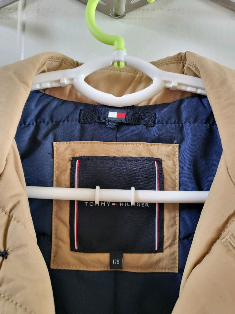 타미 힐피거 키즈 누빔코트 7 사이즈--1