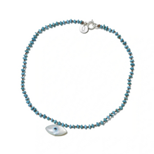 UNDERCOVER 언더커버 터키석,실버 팔찌 8size