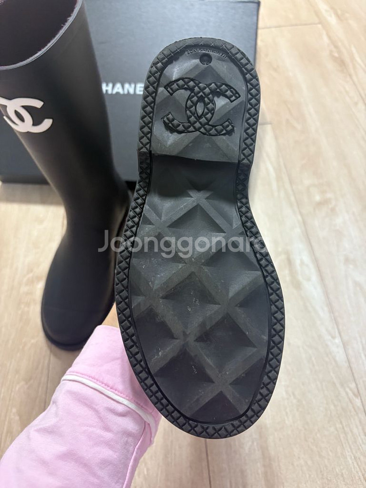 샤넬 CC로고 레인부츠 340, 37--1